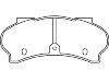 Plaquettes de frein Brake Pad Set:4245.74