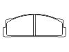 тормозная кладка Brake Pad Set:4 434 817